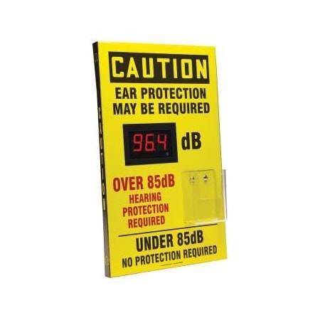 Accuform OSHA CAUTION DECIBEL METER SIGN WITH SCS606 SCS606